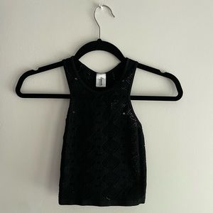 Black High Neck Dynamic Tank